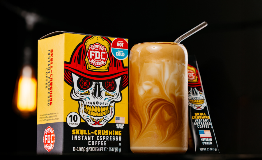 Fire Department Coffee Skull Crushing Instant Espresso