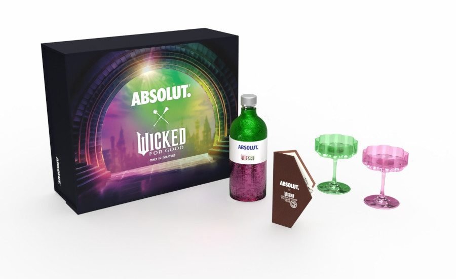 Absolut debuts ‘Wicked’ inspired bottle, kit