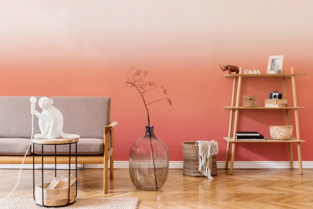 How to Use Gradient Colour Design in Walls